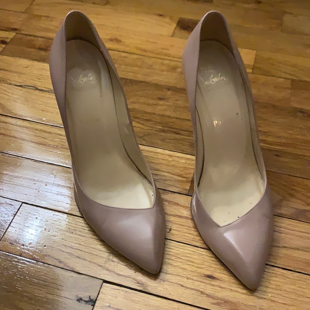 Christian Louboutin beige - worn size 40